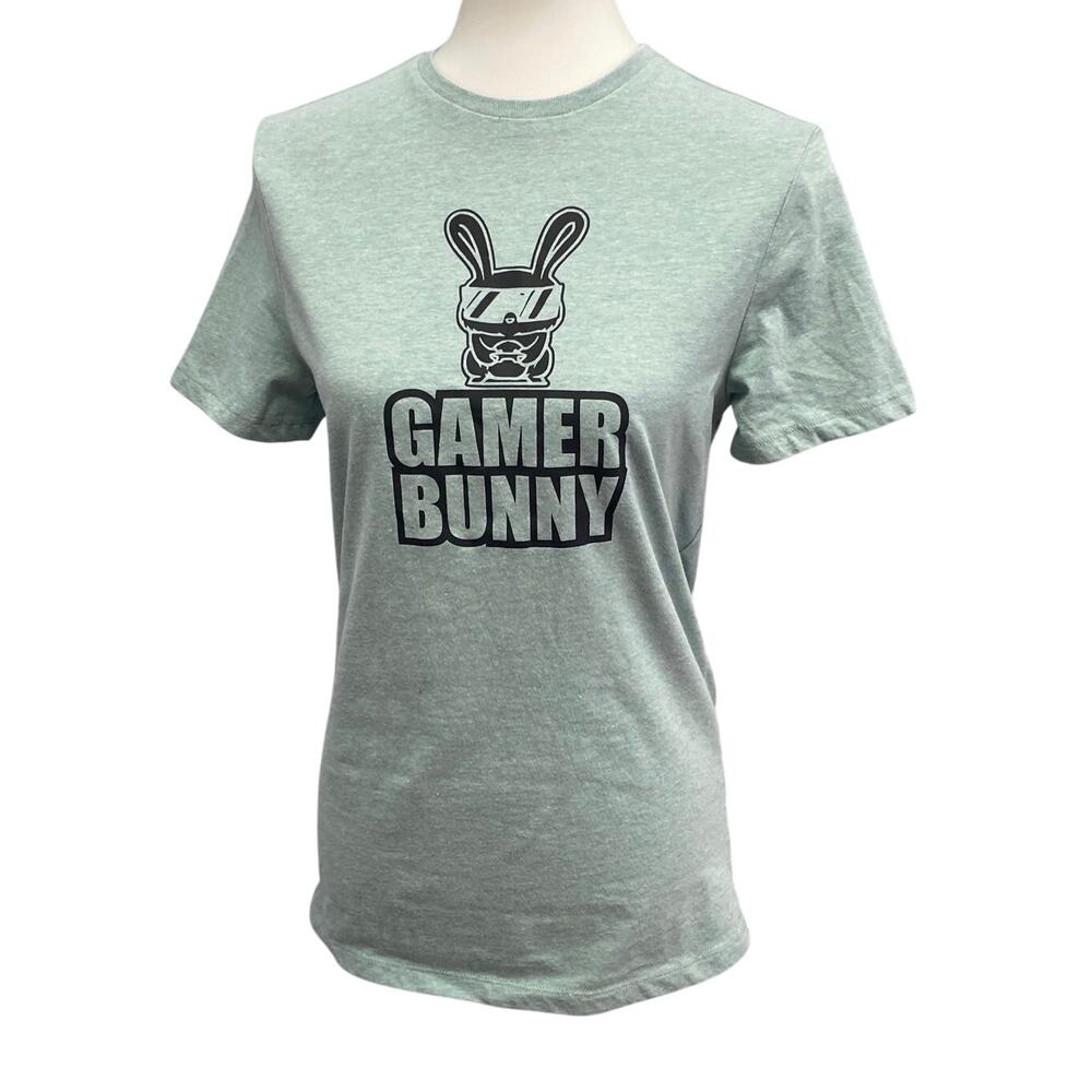 Goodfellow & Co Womens Small Gamer Bunny Short Sleeve Crew Neck Tee Shirt